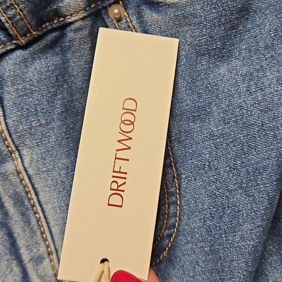 Driftwood Stretch Denim Lacey Straight Leg Jeans Women 34 New NWT - Picture 4 of 8